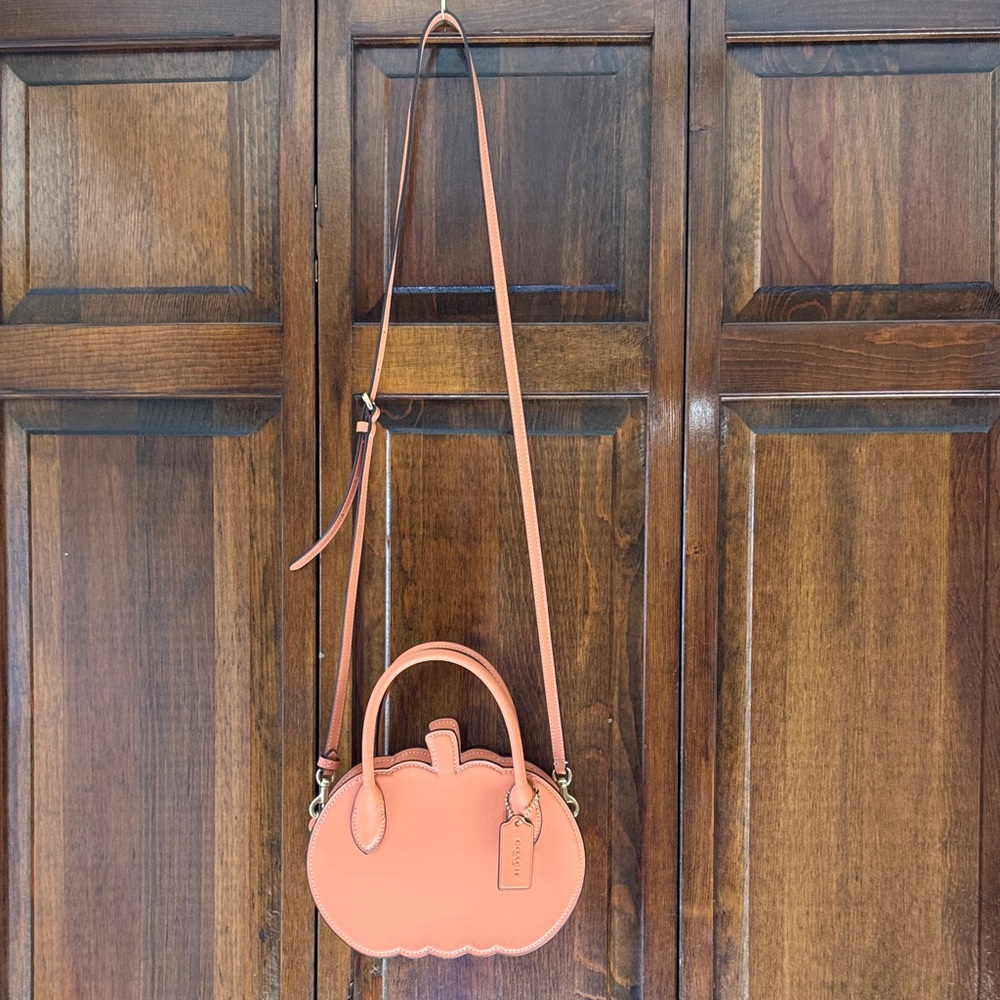 Coach pumpkin crossbody
